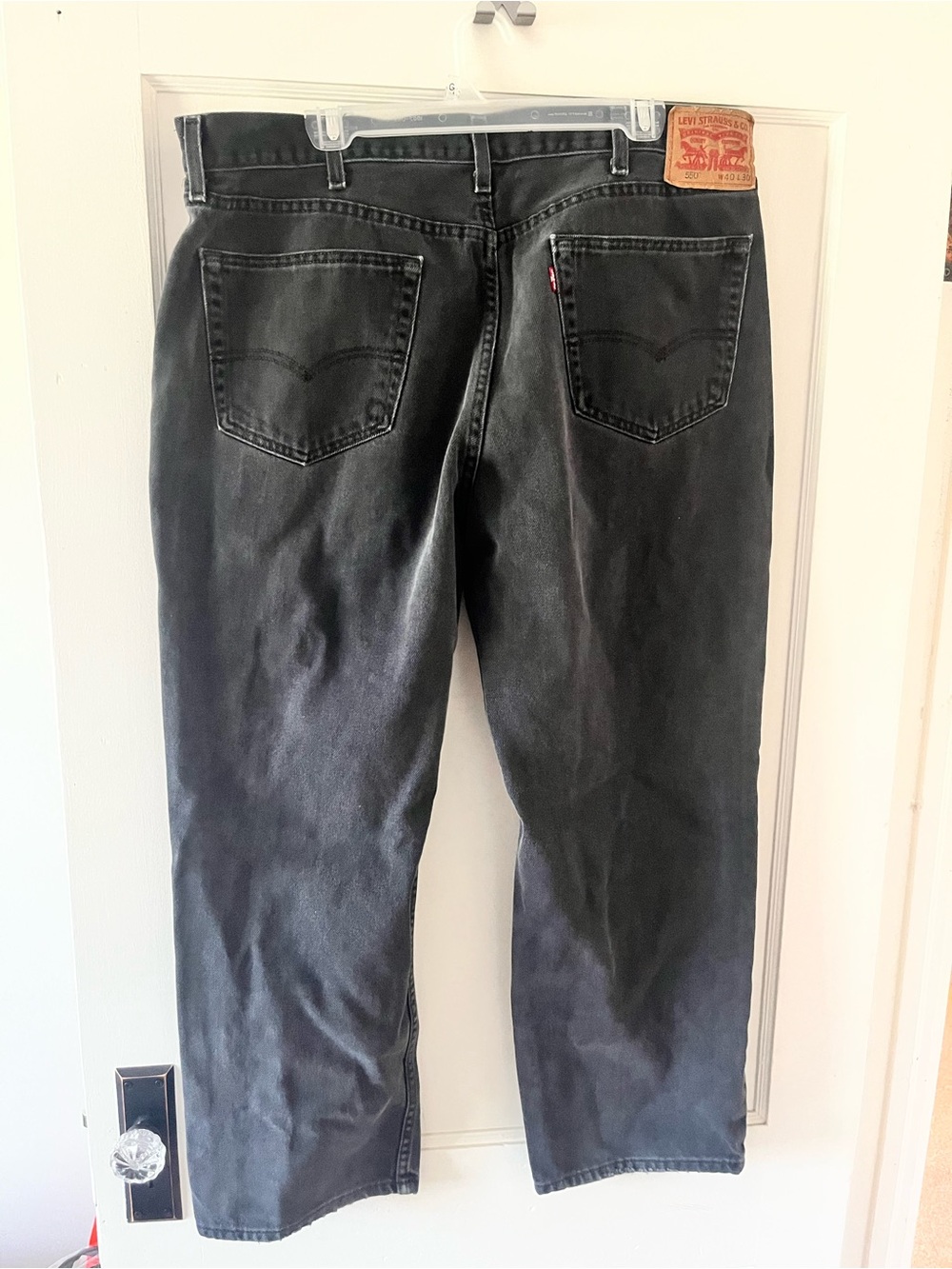Levi's Men’s Black Relaxed Jeans